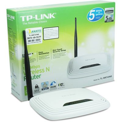 Roteador Wireless 4 Portas 150mbps TL-WR740N TP Link